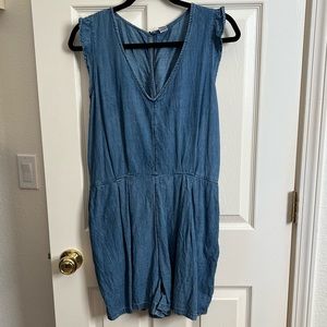 Denim Romper